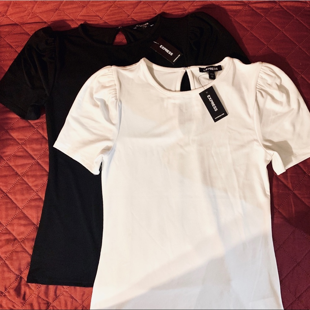 Express Puff Sleeve Top (lot of 2)